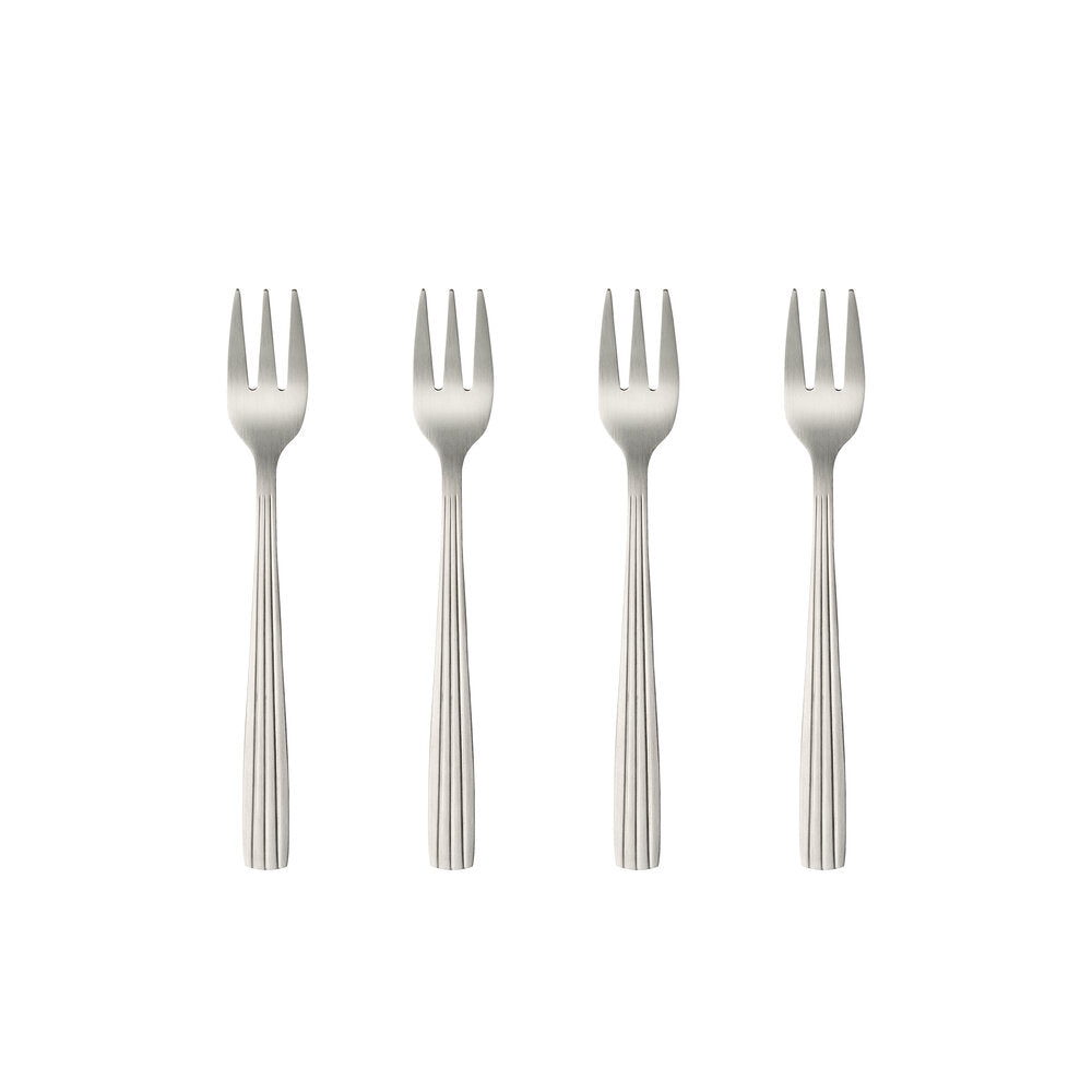 Kagegafler, 4 dele - Mat stål